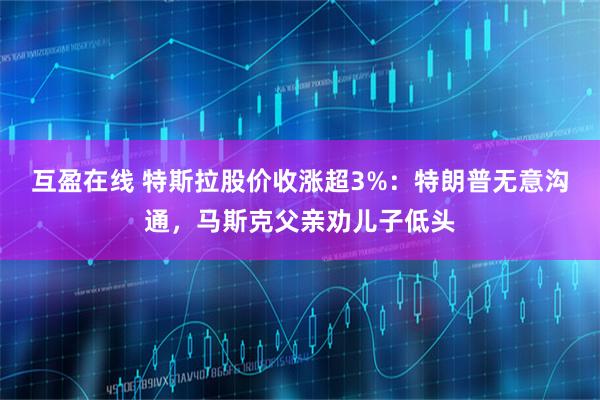 互盈在线 特斯拉股价收涨超3%：特朗普无意沟通，马斯克父亲劝儿子低头